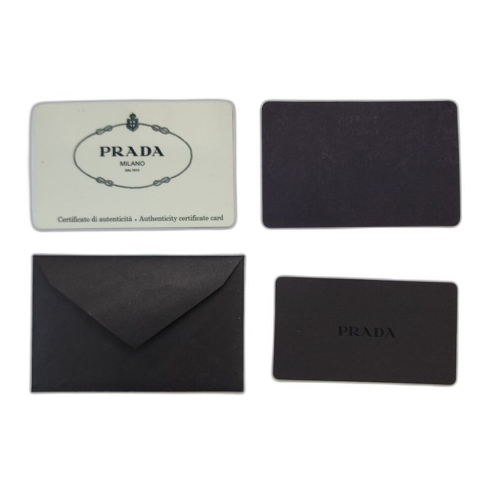 Prada Portafoglio Tessuto Zip Nylon Leather Wallet With COA and Box - Picture 6 of 16